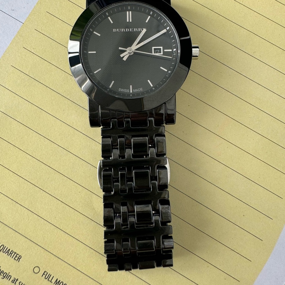 Burberry Black Stainless Steel Watch